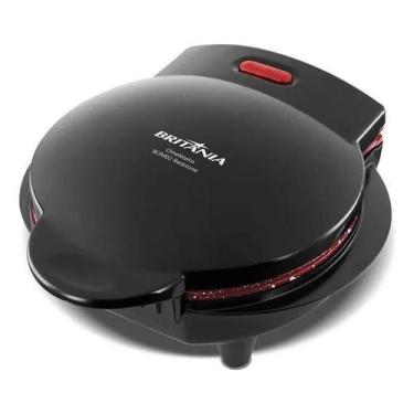 Imagem de Omeleteira Bom02p Antiaderente Redstone 750w Britânia Cor Preto, 220V