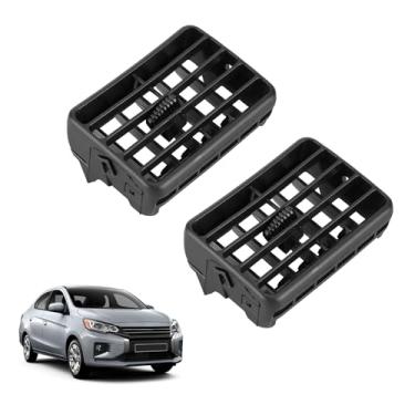 Imagem de Laueily 2 peças AC Air Heater Dash Bezel Vents compatíveis com Toyota 4Runner Tacoma 1996-2002 grade de tomada de ar condicionado substitui 655063-35010, 55063-35030