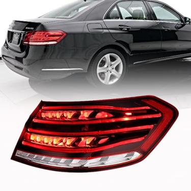 Imagem de Astra Depot Luz traseira de substituição para Mercedes E250 / E300 / E350 / E400 / E550 / E63 AMG Sedan Conjunto de lâmpada traseira 2014 2015 2016 (166-60634R MB2805112, passageiro externo direito)
