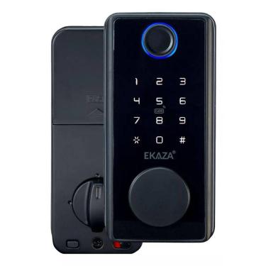 Imagem de Fechadura Inteligente Wifi Sobrepor Biometria Tag Ekaza Tuya