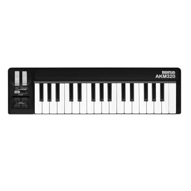 Imagem de MIDIPLUS Controlador de teclado MIDI USB AKM320, preto, 32 teclas