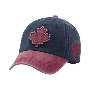 Imagem de Boné De Beisebol Vintage Unissex Em Algodão Lavado Com Bordado De Folh