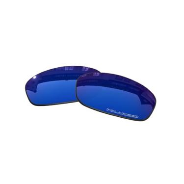Imagem de Lentes de substituição OOWLIT compatíveis com óculos de sol Oakley Splinter, Sapphire Combine8™ Polarized, One Size