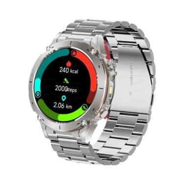 Imagem de Relógio Inteligente Militar GPS 1.43" AMOLED Bússola 10ATM À Prova D'Á