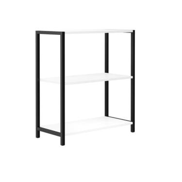 Imagem de Estante Prateleira Estilo Industrial 3 Níveis Branca