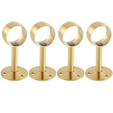 Imagem de Suporte de haste de cortina Alise Stainless Steel Gold 32mm