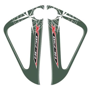 Imagem de Adesivo Protetor Paralama Dianteiro Compatível Nc 750x 2018 Resinado -