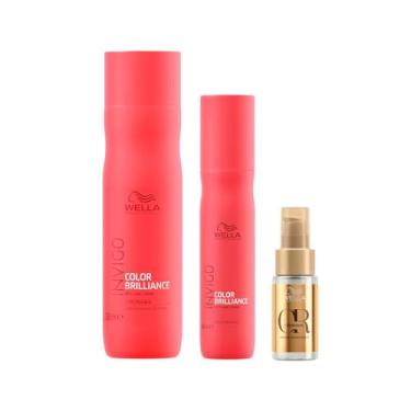 Imagem de KIT WELLA PRO INV BRILLIANCE SH 250 + LV 150 + OI L30
