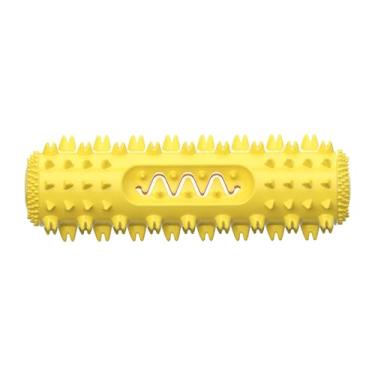 Imagem de Pssopp Toys de Mastigar Cães, Brinquedos Interativos de Enriquecimento Indestrutível para Cães para Limpeza e Treinamento de Dentes de Estimação (Amarelo)