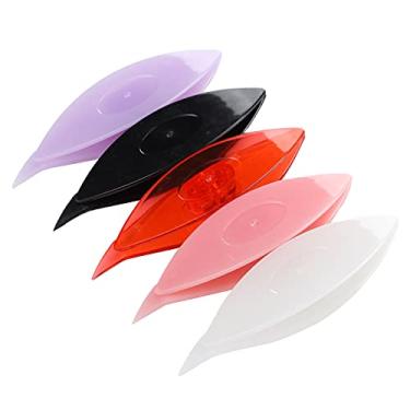 Imagem de Kit de lançadeira de tatting, 5 peças de plástico colorido, lançadeiras de tatting, ferramenta artesanal de costura, acessórios (12037)