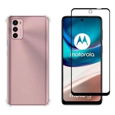 Imagem de 2X Capa Capinha Anti Impacto Para Motorola Moto G42 + Peli