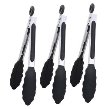Imagem de Pinças de cozinha MSY BIGSUNNY Conjunto de 3 mini pinças de cozinha de