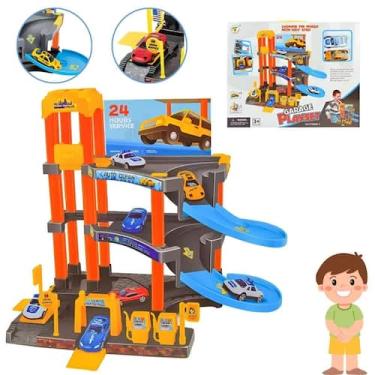 Imagem de Garagem com Elevador Brinquedo Infantil Completo - Rick Imports