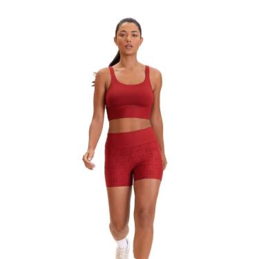 Imagem de Shorts Live! Icon Hydefit Adaptiv Feminino - Vermelho