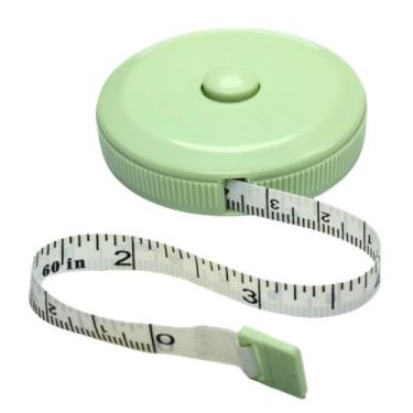 Imagem de Fita Métrica Metrica Trena 1,5 Metros Profissional - Love Saude, VERDE