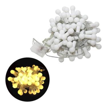 Imagem de Pisca Cordão Bolinhas 100 Led Decoração Enfeite 9M 110V - TOP NATAL, B
