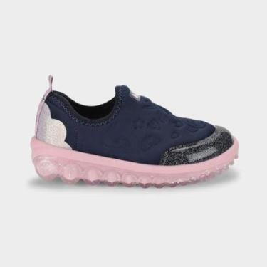 Imagem de Tênis Infantil Bibi Roller 2.0 Azul Marinho com Rosa 1155334-Feminino