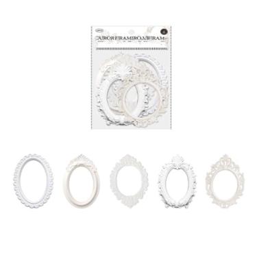 Imagem de 10 folhas, molduras de renda, papel vintage, vazado, em relevo, materiais fotográficos para bricolage, jornal, artesanato, diário, scrapbooking, suprimentos