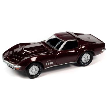 Imagem de Miniatura Carro 69 Chevy Corvette 427 1:64 Johnny Lightning