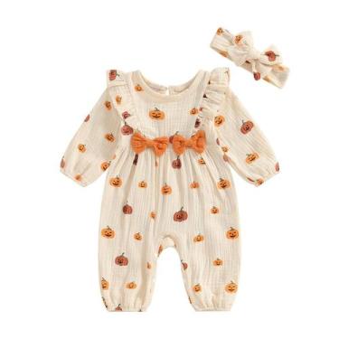 Imagem de Macacão de Halloween Outfit SAYOO Newborn Baby Girl de 3 a 6 meses