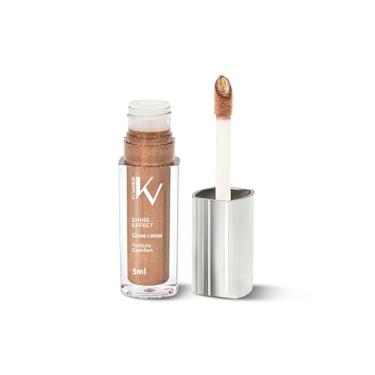 Imagem de KV MAKEUP Gloss Labial Shine Effect, Caffe Latte, Brilho Natural, 5ml