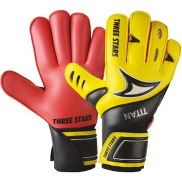 Imagem de Luva Goleiro Profissional Three Stars Titan  Branco PEQUENA = 8-Unissex