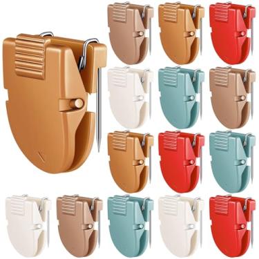 Imagem de Feifeiya 15 peças de clipes de cubículo painel de tecido, acessórios de cubículo, painel divisório, clipe de parede, fotos de escritório, parede para anotações, tamanho padrão, capacidade para 40