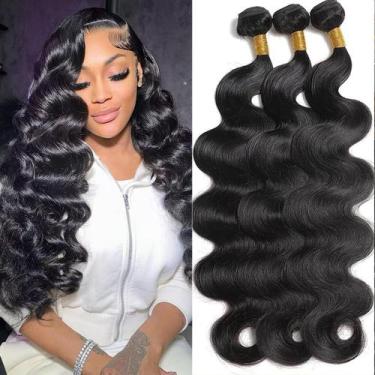 Imagem de Pacotes de cabelo SSORRTI Body Wave 100% Brazilian Virgin 14-18in