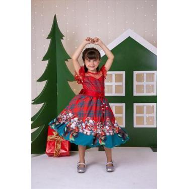 Imagem de Vestido Marie Alegria do Noel Vermelho - Natal - Tamanho Variado, Verm