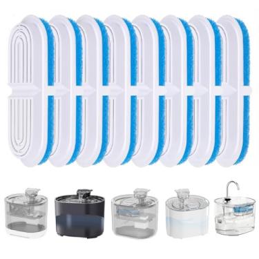 Imagem de Filtro Refil para Bebedouro de Gatos, Fonte de Água, Pacote com 8 Unidades