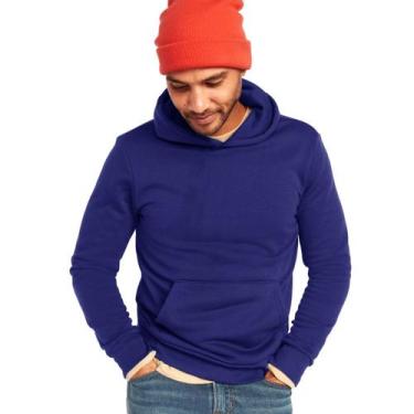 Imagem de Blusa de Moletom Masculina Com Capuz Blusa de Frio Slim Fitness Fashio