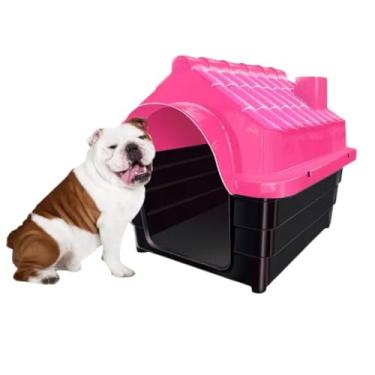 Imagem de Casinha De Cachorro Para Cachorro Pequeno e Médio Porte(Rosa)