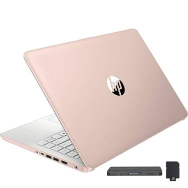 Imagem de Notebook 14” HP Stream HD BrightView, Intel Celeron N4120, 16 GB RAM, 288 GB de armazenamento, Intel UHD Graphics, Webcam 720p, Wi-Fi, 1 ano de Office 365, Win 11 S, dourado