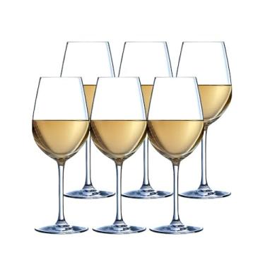 Imagem de Arcoroc Jogo de Taça Krysta Sequence, Kit de Taça de Vinho de Cristal 6pcs, 550ml