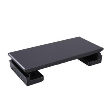 Imagem de Fabater Riser de Monitor Ajustável, Suporte de Computador Dobrável Com Gaveta e Suporte de Telefone para Impressora de Alto-falante de TV Portátil, Organizador de Prateleira