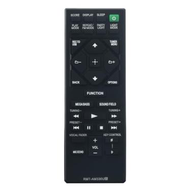 Imagem de Controle remoto de substituição RMT-AM330U adequado para sistema de áudio doméstico Sony HCDSHAKE10 MHC-V90W MHC-V50 MHC-V77W SHAKE-X10 SHAKE-X30 HCD-M20 HCDSHAKE30 SSSHAKE30 MHC-M20 MHC-V21 MHC-V71