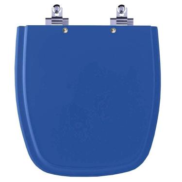 Imagem de Assento Sanitário Laqueado Soft Close Versato Azul Mineral Para Vaso Celite