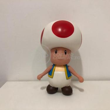 Imagem de Boneco Cogumelo Toad Grande Super Size 20Cm - Mario