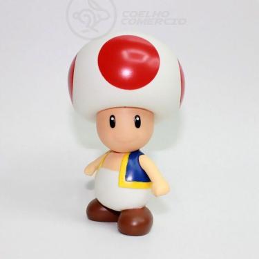 Imagem de Boneco Cogumelo Toad Grande Super Size 20Cm - Mario