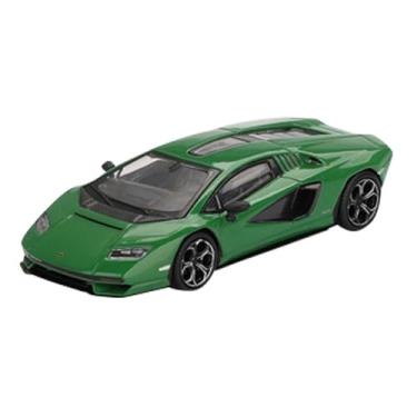 Imagem de サンリッチ(Sunrich) MINI GT 1/64 Lamborghini Countach LPI 800-4 Verde Medio (Verde) (Alça Esquerda) Produto Acabado MGT00976-BL