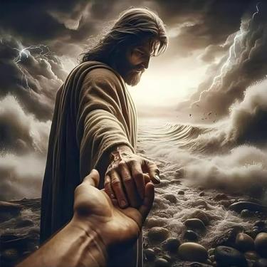 Imagem de BAWKENTON Kit de pintura por números para adultos e crianças, pintura cristã religiosa por números em tela, kit de pintura artística de número de Jesus por número, faça você mesmo, decoração de parede