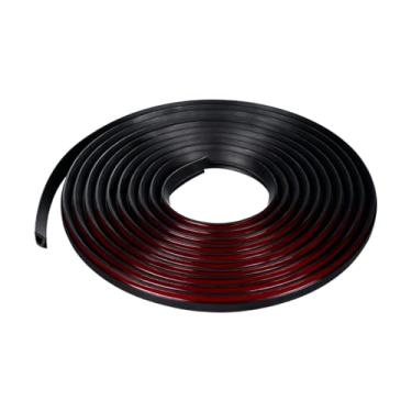 Imagem de FALVFUN Tira de lábios de acabamento de arco de sobrancelha de roda de carro, protetor de adesivo de sobrancelha de roda de veículo de 16 m, acessórios de proteção de arco de pneu externo autoadesivo