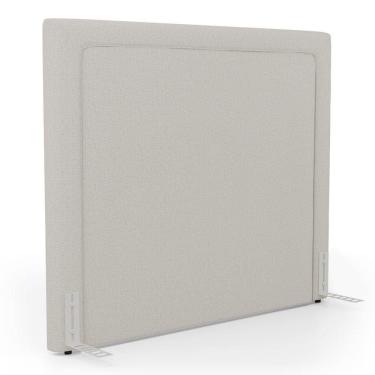 Imagem de Cabeceira Cama Box Queen Size Alba 160cm Com Frame Linho Bege - Desk Design