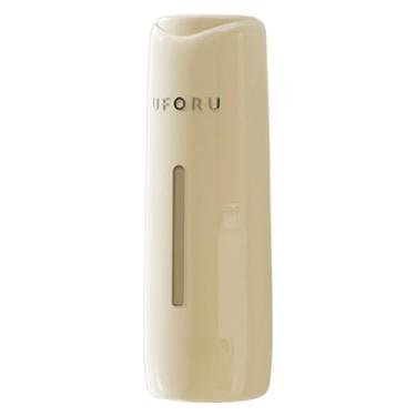 Imagem de YWJLQH Dispensador de copos, suporte para copos, montado na parede, à prova de poeira, organizador versátil, rack de armazenamento para hotel, apartamento, Branco