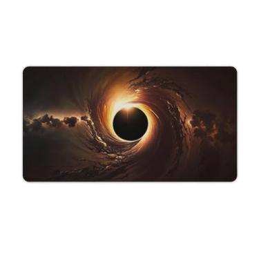 Imagem de FoRes Cosmic Eclipse Vortex Cool Large Mouse Pads Gaming Base de Borracha Antiderrapante Tapete de Mesa Laptop Acessórios de Computador Suprimentos Bloco de Escrita para Escritório Casa 40 X 75 cm