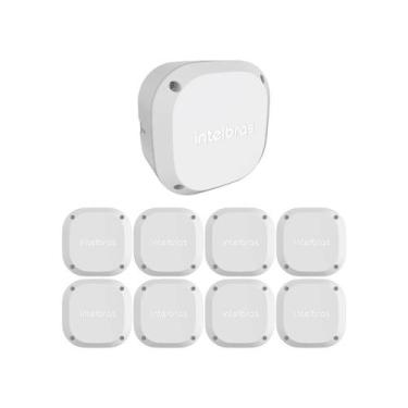 Imagem de Kit 9 Caixas de Passagem Plástica Câmeras Bullet/Dome Externo VBOX 110