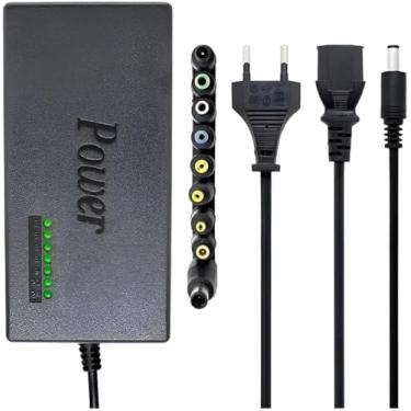 Imagem de Fonte de Alimentação Universal 9 Pinos Bivolt (120W) – Multi-Voltagem Ajustável – Proteção Contra Sobrecarga e Curto-Circuito – Carregador Compatível com Notebooks e Eletrônicos