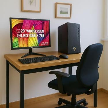 Imagem de PC Desktop Intel Core i3 4ª Geração, 8GB ou 16GB RAM DDR3, SSD 120GB/240GB/480GB, Windows 11, 4 Portas USB, HDMI, Preto, Torre (240, GB, 8, GB)