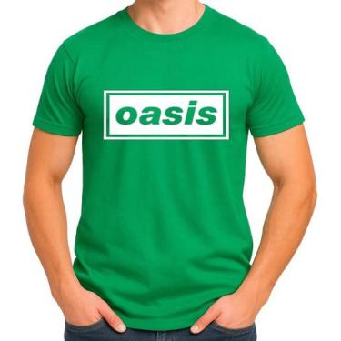 Imagem de Camisa Camiseta 100% Algodão Masculina Feminina Banda de Rock Oasis MD