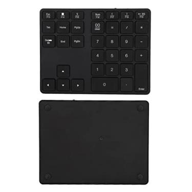 Imagem de Generic Mini Teclado Numérico de 35 Teclas Sem Fio Com 5.0, Material de Liga de Alumínio, Ideal para Profissionais de Contabilidade (#11)